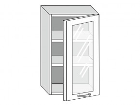 19.50.3 Шкаф настенный (h=913) на 500мм с 1-ой стекл. дверцей в Чусовом - chusovoj.magazin-mebel74.ru | фото