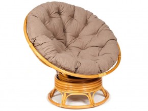 Кресло-качалка Papasan w 23/01 B с подушкой Honey, экошерсть Коричневый в Чусовом - chusovoj.magazin-mebel74.ru | фото