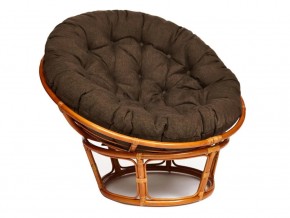 Кресло Papasan 23/01 W с подушкой Cognac, ткань Коричневый в Чусовом - chusovoj.magazin-mebel74.ru | фото