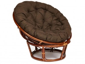 Кресло Papasan 23/01 W с подушкой Pecan, ткань Коричневый в Чусовом - chusovoj.magazin-mebel74.ru | фото