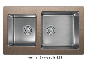 Мойка комбинированная Tolero twist TTS-840 Темно-бежевый 823 в Чусовом - chusovoj.magazin-mebel74.ru | фото