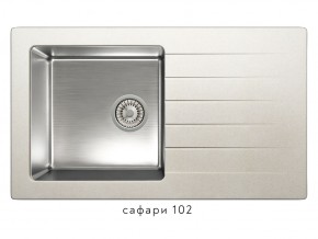 Мойка комбинированная Tolero twist TTS-860 Сафари 102 в Чусовом - chusovoj.magazin-mebel74.ru | фото