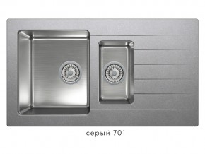 Мойка комбинированная Tolero twist TTS-890 Серый 701 в Чусовом - chusovoj.magazin-mebel74.ru | фото