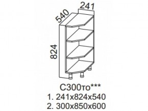 С300то Стол-рабочий 300 (торцевой открытый) в Чусовом - chusovoj.magazin-mebel74.ru | фото