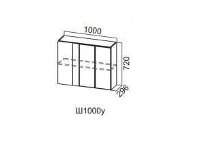 Ш1000у/720 Шкаф навесной 1000/720 (угловой) в Чусовом - chusovoj.magazin-mebel74.ru | фото