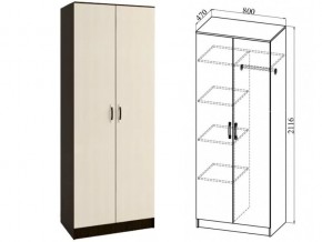 ШКР800.2 Шкаф 2х-створчатый комби в Чусовом - chusovoj.magazin-mebel74.ru | фото